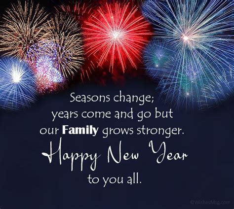 New Year Wishes for Family and Family Members - WishesMsg