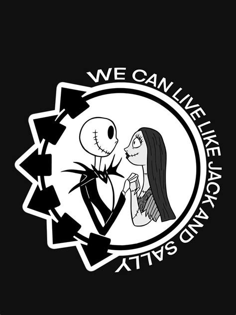 We Can Live Like Jack And Sally Blink Lyrics T Shirt For Sale By