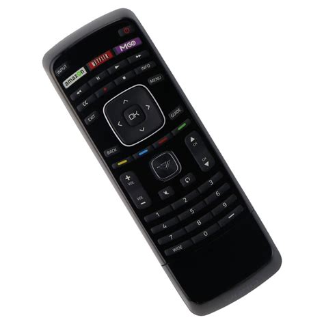 Vizio Tv Remote Control With Qwerty Keypad Black Xrt302 Remote