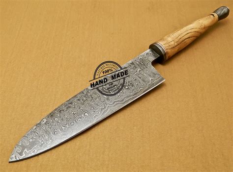 Online shopping for kitchen knives & accessories from a great selection of cutlery sets, specialty knives, sharpeners, cutting boards, & more at everyday low prices. Damascus Chef Knife Custom Handmade Damascus Kitchen Chef ...