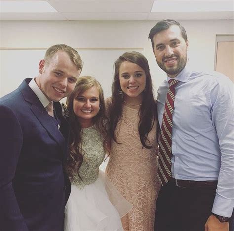 Joe Duggar With His Wife Kendra Sister Jinger And Brother In Law Jeremy Duggar Wedding