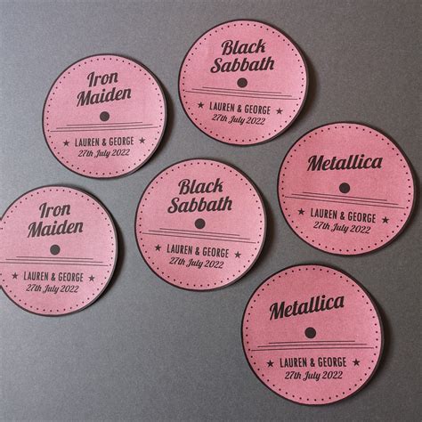 Personalised Record Label Stickers For 7 Vinyl Record Etsy Uk