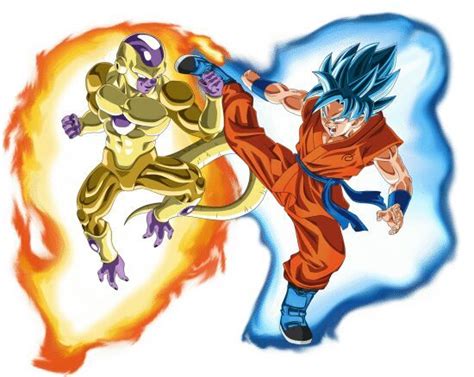 Goku Ssj Blue Vs Golden Freezer Dragon Ball EspaÑol Amino