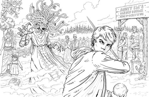 Pin by Juli⁷ on Percy Jackson Heroes of Olympus Percy jackson Coloring books Percy jackson art