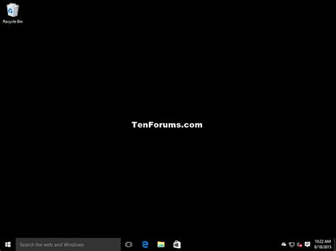 Turn On Or Off Desktop Background Image In Windows 10 Tutorials