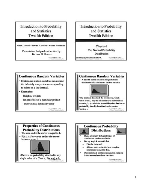 (PDF) Introduction to Probability and Statistics Twelfth Edition Introduction to Probability and ...