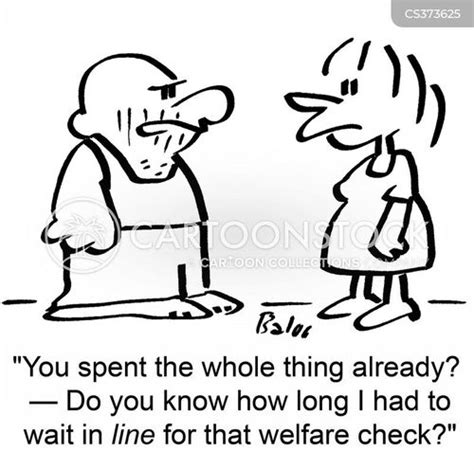 Welfare Check Cartoons And Comics Funny Pictures From Cartoonstock