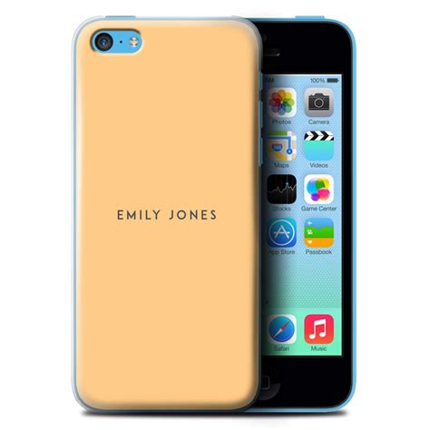 Iphone 13 pro purple, iphone 13 pro max. (Orange) Personalised Custom Pastel Stamp Apple iPhone 5C Phone Case Transparent Clear Ultra ...