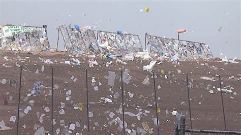 Garbage From Landfill Blown Into Neighborhoods Wluk