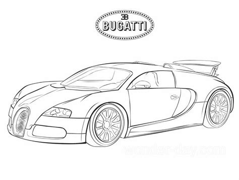 27 Bugatti Chiron Coloring Pages Ekkamdraygon