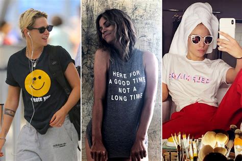 These Celebrities Let Their T Shirts Do The Talking