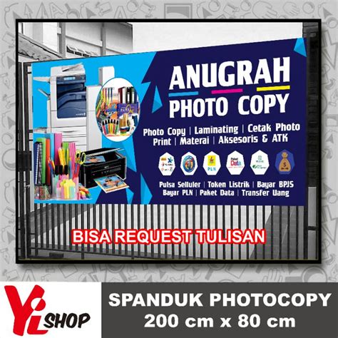 Jual Spanduk Photocopy Spanduk Atk Spanduk Fotocopy Banner Shopee
