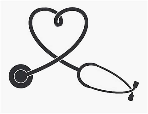 Stethoscope Nurse Nursing Heart Freetoedit Stethoscope Clipart