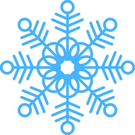 Snowflakes Clipart Design Illustration 9385571 Png