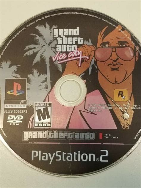 Grand Theft Auto Gta Vice City Trilogy 2 Ps2 Disc Only Ebay
