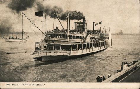 Steamer City Of Providence Steamers Postcard