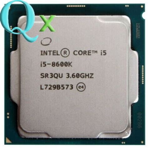 8th Gen Intel Core I5 8600k Lga 1151 Cpu Processor 36 Ghz Six Core