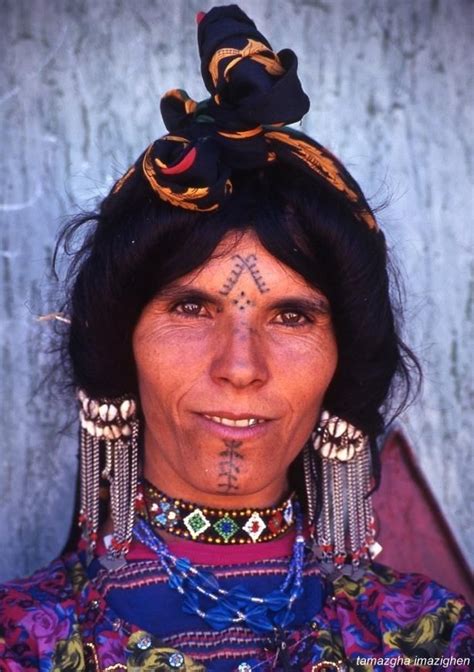Amayas Amazigh Amazigh Woman Of The Rif Morocco Berber Tattoo