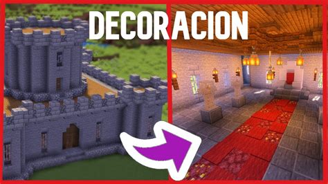 Como hacer un castillo pequeño 2 Decoración Minecraft YouTube