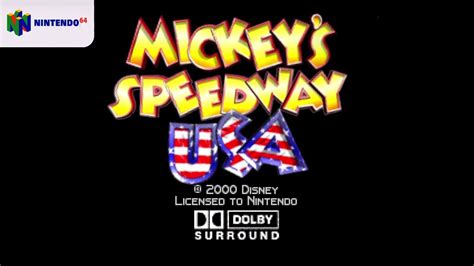 Mickeys Speedway Usa Nintendo 64 Gameplay Youtube