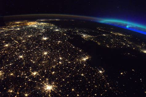 Northern Lights From Space Astronaut Captures Aurora Over Europe Space