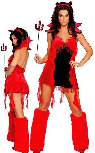 Free Shipping Hot Popular Unique New Darling Devil Costume 3s1234 Sexy Halloween Costumes Sexy