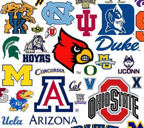 All college basketball Logos