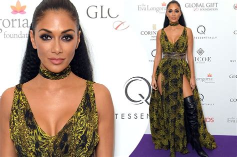 Nicole Scherzinger Looks Fierce In Sexy Leather Boots And Slashed Dress