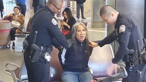 Part 1 Lax Airport Police On A Woman Claims A Pilot Gave Her A Bag At