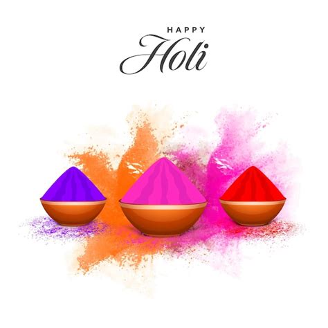 Premium Vector Indian Festival Of Colours Holi Celebration Concept