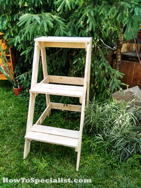 How To Build A Tiered Plant Stand Howtospecialist How