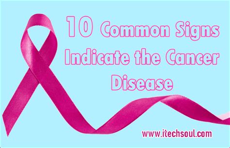 Common Signs Indicate The Cancer Disease
