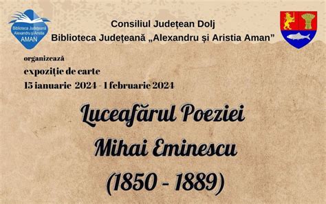 Luceafărul Poeziei Biblioteca Judeteana Craiova Zile și Nopți