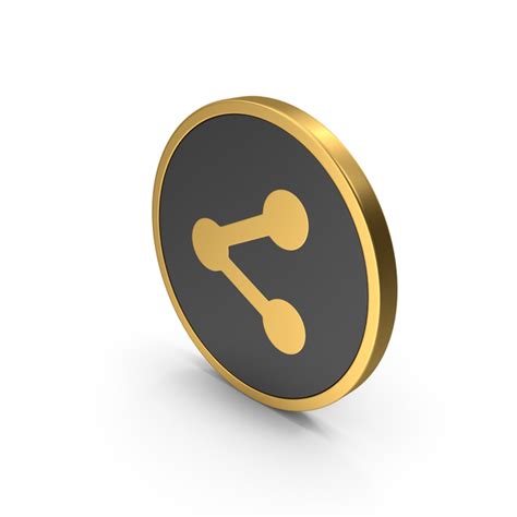 Gold Icon Share Button Png Images And Psds For Download Pixelsquid
