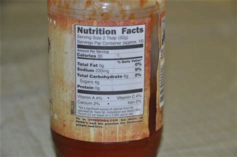 We did not find results for: Stubbs Original Bbq Sauce Nutrition - NutritionWalls