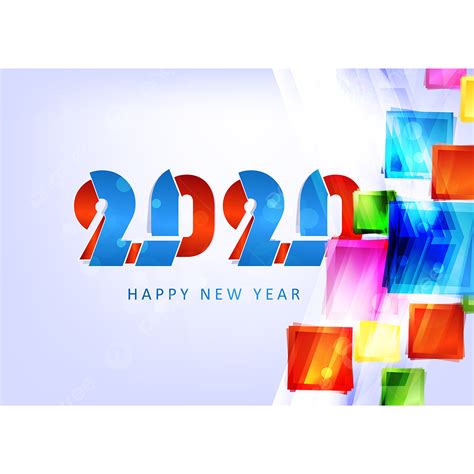 Happy New Year 2020 Greeting Background 2020 2020 New Year