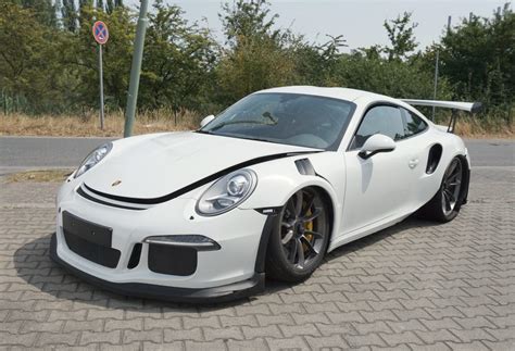 Porsche 991 Gt3 Rs Unfall Front Links Crash Sportwagen