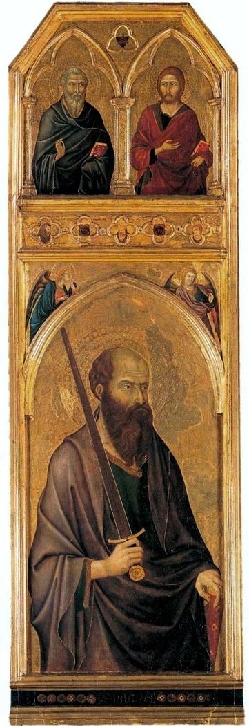 Saint Paul Ugolino Di Nerio Artwork On Useum