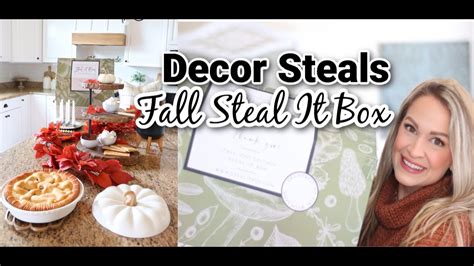 Decor Steals Steal It Box Fall 2021🎃🍂 The Best Fall Home Decor Box Ever