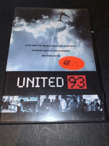 United 93 Dvd 2006 Full Screen Feature Commentary Paul Greengrass
