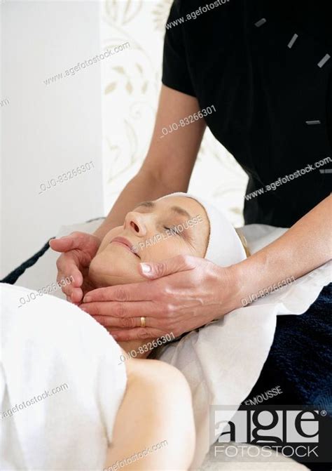 Mature Woman Having Spa Treatment Stock Photo Picture And Royalty