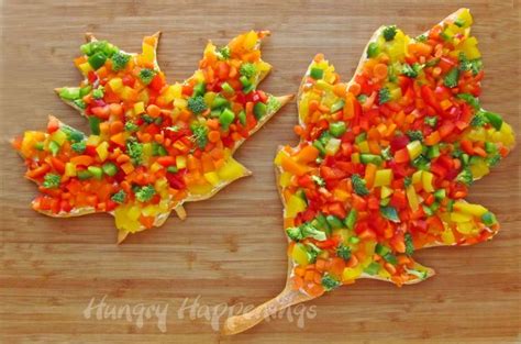 See more ideas about thanksgiving activities, thanksgiving kids, thanksgiving activities for kids. Veggie Pizza Leaves - Fall or Thanksgiving Appetizer ...