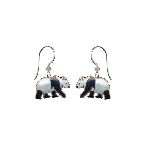 Walking Panda earrings — Bamboo Jewelry | Bamboo jewelry, Jewelry, Cloisonne jewelry