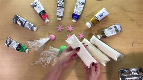 How To Colour Air Dry Clay Youtube