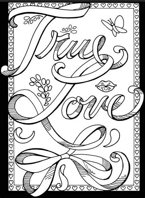 True Love Coloring Pages At Getcolorings Free Printable Colorings The