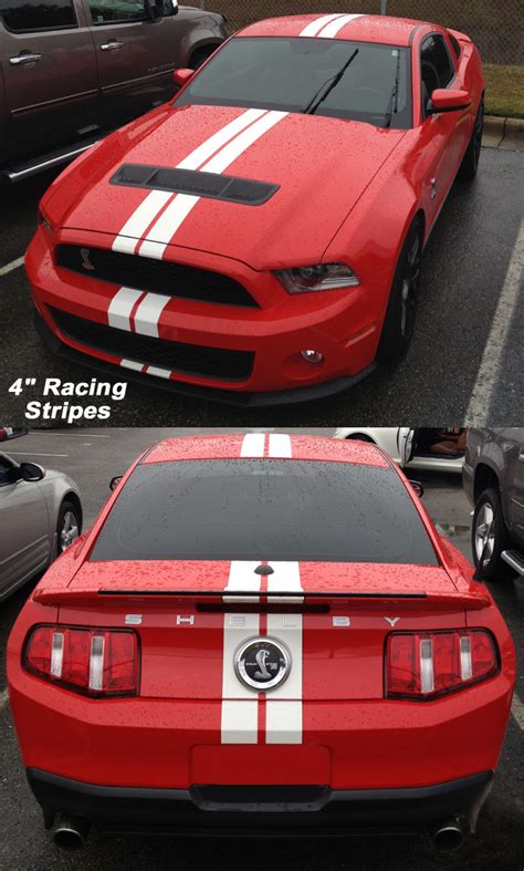 2010 2011 2012 2013 Mustang Racing Stripes Automobile Racing Stripes
