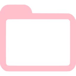 Pink folder icon - Free pink folder icons png image
