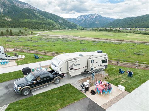 Pull Through And Back In Rv Sites Jackson Hole Rv Park And Campground