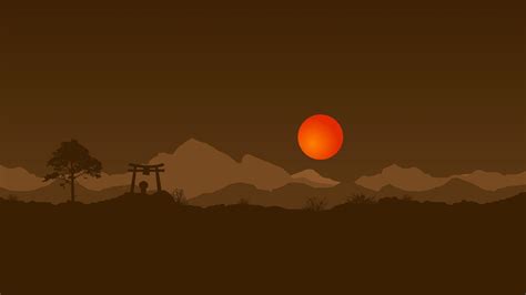 Japanese Sunset Hd Wallpapers Top Free Japanese Sunset Hd Backgrounds