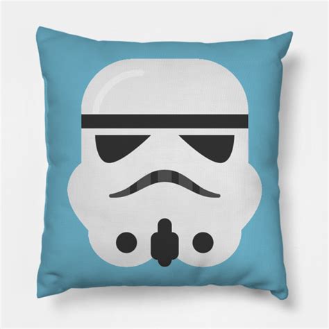 Minimalist Stormtrooper Star Wars Stormtrooper Pillow Teepublic